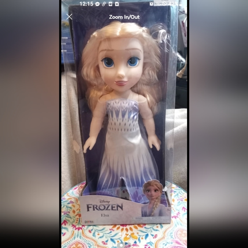Frozen and mermaid doll